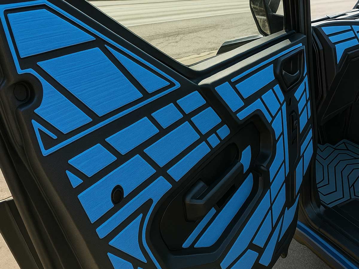 EVA foam door panel for ATV applications